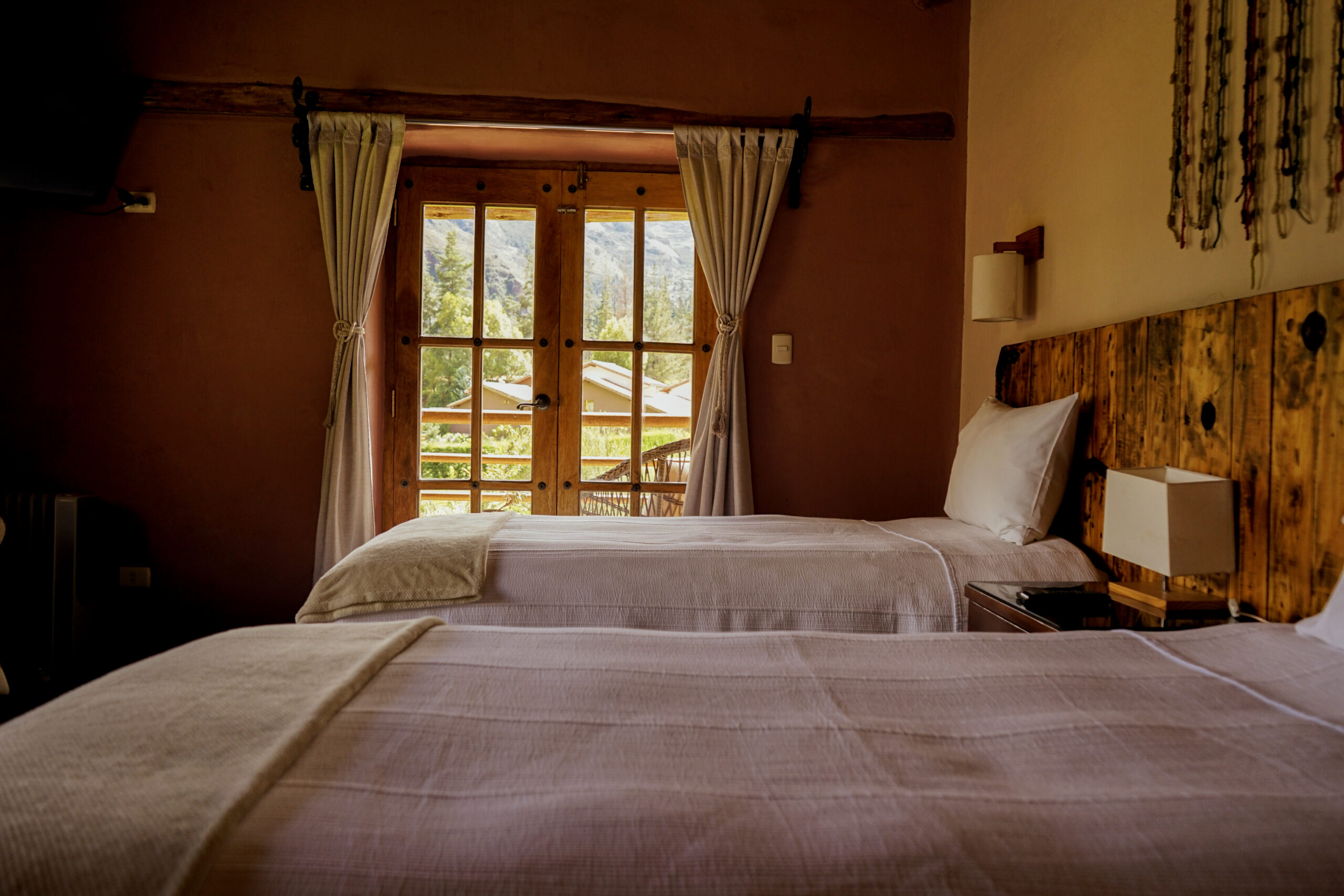 Twin Share Ensuite accommodation in the Sacred Valley