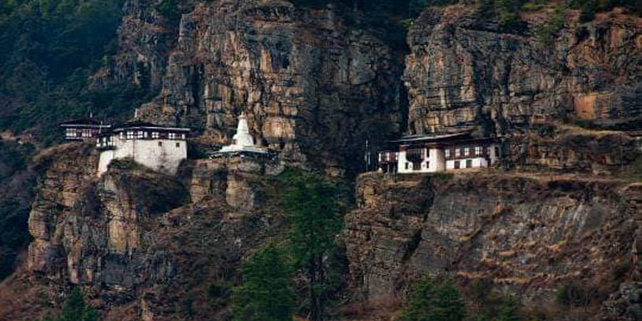 Dzongdrakha Lhakhang temple in Paro, Bhutan