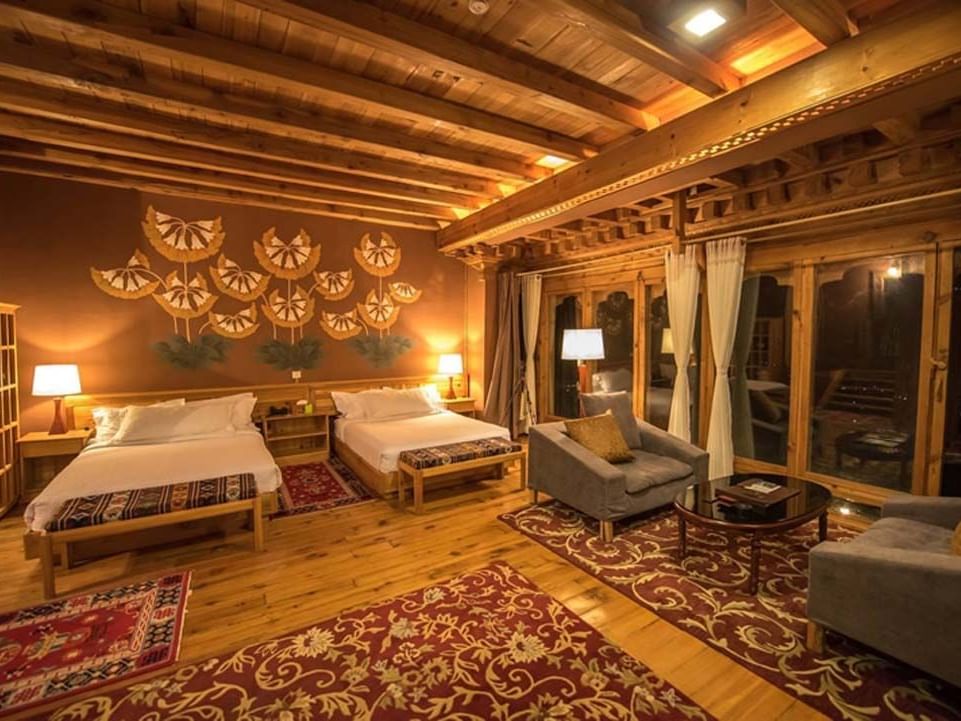 Deluxe Twin Share room at Naksel Boutique Hotel and Spa